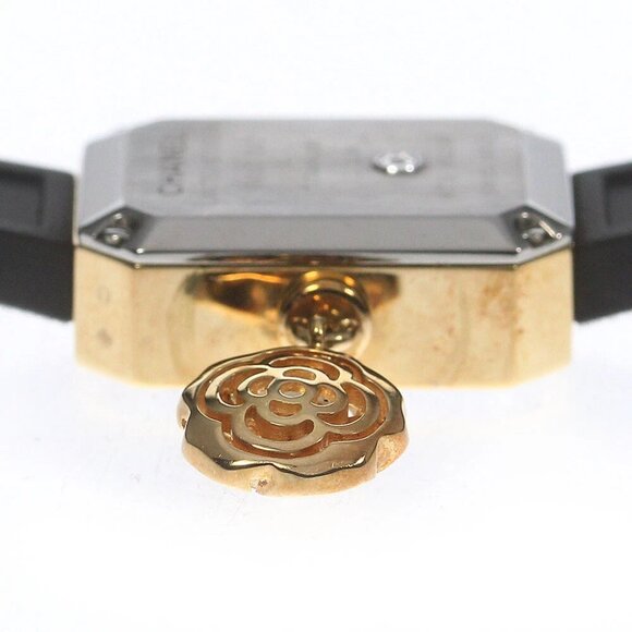CHANEL Premiere Camellia Collection Black Dial Quartz Ladies Watch - Picture 6 of 9